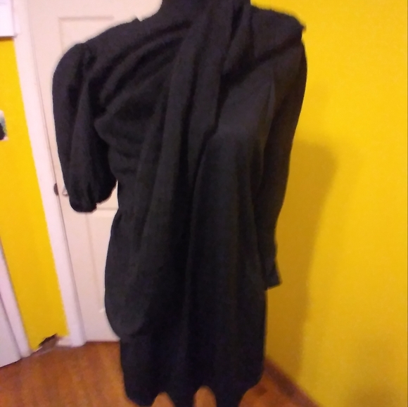 Kit & Sky Black 2 piece Cami and Sheer Dress - Picture 8 of 10